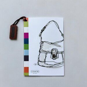 Coach Legacy Striped Unlined Paperback Notebook